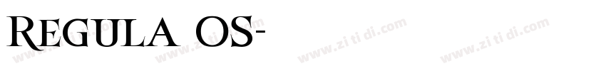 Regula OS字体转换